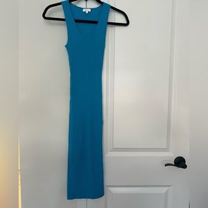 Blue tank midi dress. Size XS